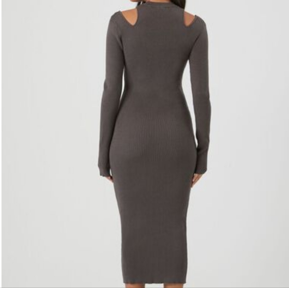 knit sweater midi dress - Picture 2 of 6